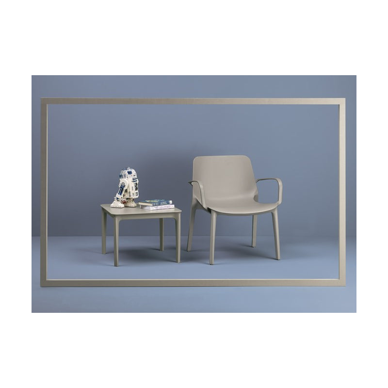 SET 2 SEDIE GINEVRA LOUNGE TECNOPOLIMERO MADE IN ITALY SCAB DESIGN - Lino 11