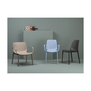 SET 2 SEDIE GINEVRA LOUNGE TECNOPOLIMERO MADE IN ITALY SCAB DESIGN - Lino 11