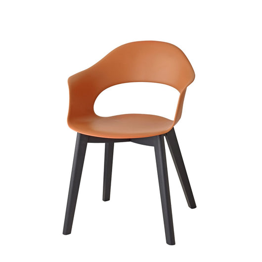 SET 2 SEDIE NATURAL LADY B TECNOPOLIMERO MADE IN ITALY SCAB DESIGN - Terracotta 73