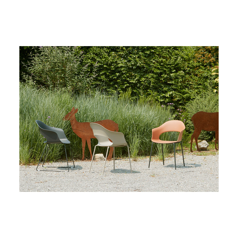 SET 2 SEDIE NATURAL LADY B TECNOPOLIMERO MADE IN ITALY SCAB DESIGN - Avio 63