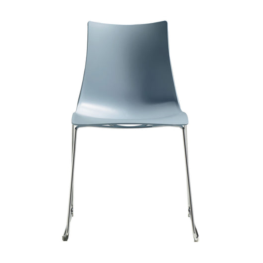 SET 2 SEDIE ZEBRA A SLITTA TECNOPOLIMERO SCABDESIGN MADE IN ITALY - Azzurro 62