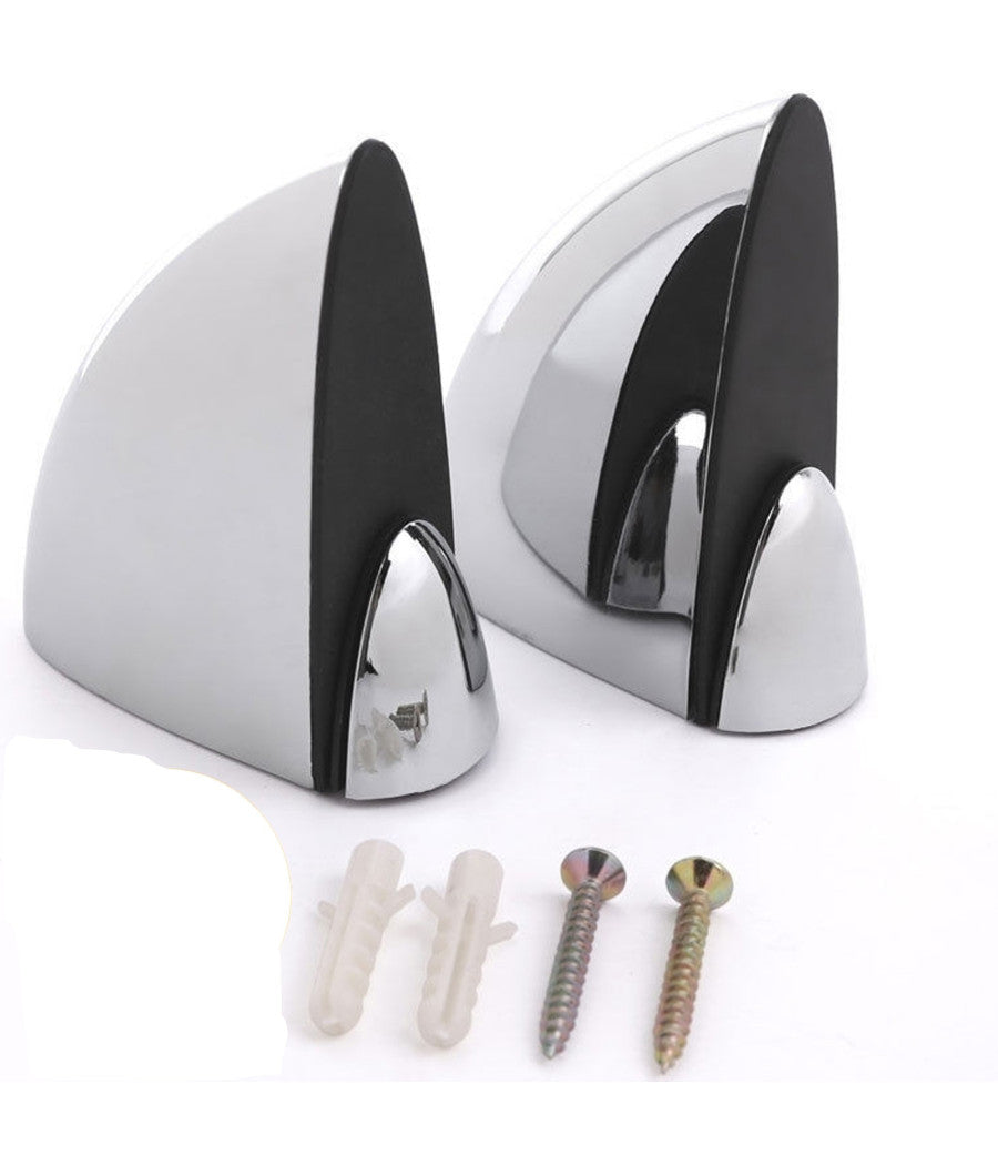 Set 2 Supporto Per Mensole In Vetro Reggi Mensola Morsetto A Becco Cromo Lucido         