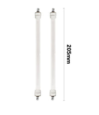 Set 2 Tubi Candela Di Ricambio Per Stufa Al Quarzo Stufe Lunghezza 205 Mm Tbq-01         