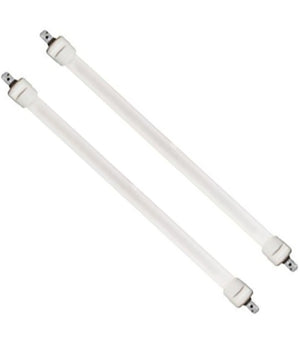 Set 2 Tubi Candela Di Ricambio Per Stufa Al Quarzo Stufe Lunghezza 205 Mm Tbq-01         