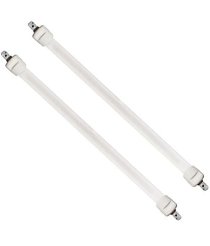 Set 2 Tubi Candela Di Ricambio Per Stufa Al Quarzo Stufe Lunghezza 205 Mm Tbq-01         