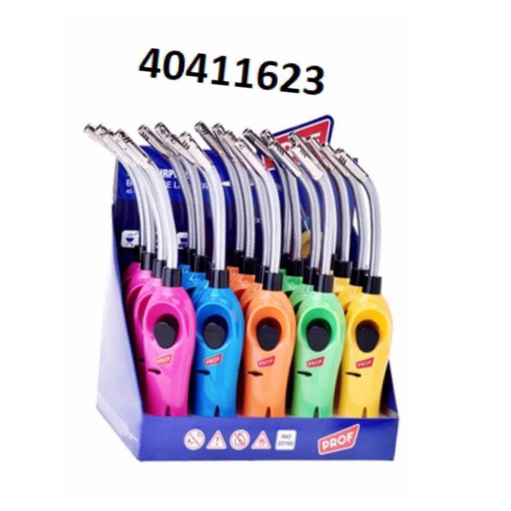 Trade Shop - Set 20pz Accendigas Accendini Accendifuoco Flessibile 26cm Ricaricabile 40411623 -