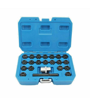 Set 22 Pz Bussole Per Rimozione Dadi Bloccaggio Antifurto Ruote Audi Hy156163         