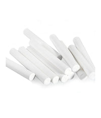 Set 24 Gessetto Bianco Per Scuola Disegno Lavagna Bambini Marcatore Tecnico         