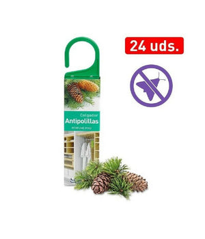 Set 24 Pezzi Antitarmico Anti Tarme Profumato Con Gancio Deodorante Pino         