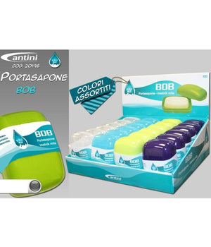 Set 24 Pezzi Portasapone Bob Contenitore Plastica Sapone Colorato         