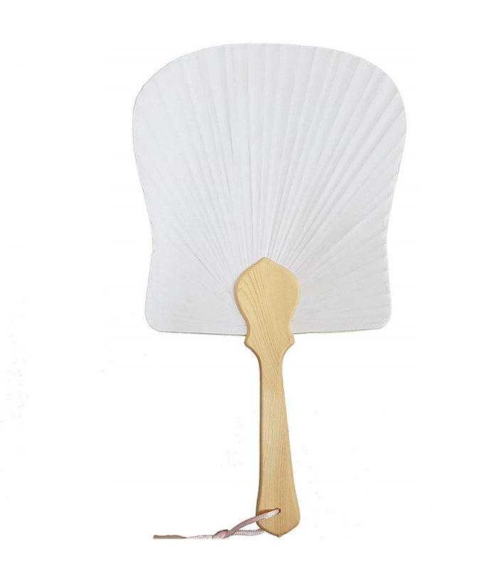 Set 6 Pezzi Ventagli Ventaglio Rettangolo Bianco Segnaposto Ricevimento         