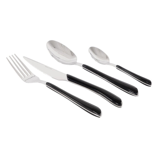 Set 24 Posate Maiorca Nero 18/0