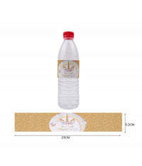 Set 24 Stickers Unicorno Oro Con Scritta Happy Birthday Auguri Adesivi Bimbo Bimba Festa         