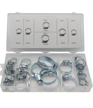 Set 26 Pezzi Kit Fascette Stringitubo Con Chiusura Asimmetrica 16-40mm Assortite         