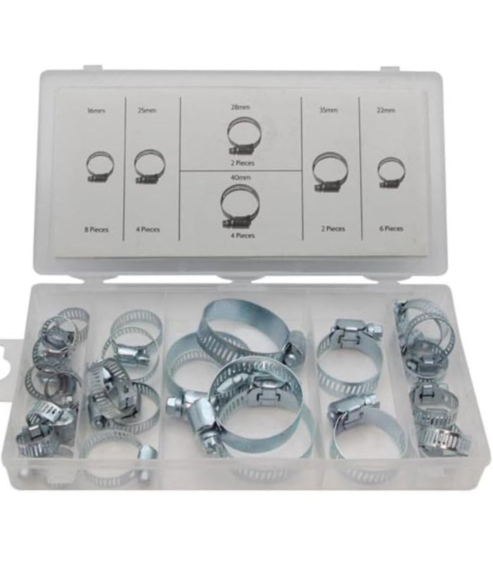 Set 26 Pezzi Kit Fascette Stringitubo Con Chiusura Asimmetrica 16-40mm Assortite         