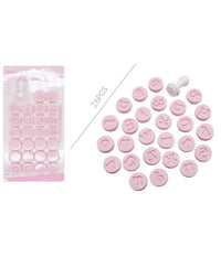 Set 26 Stampi Forma Lettere Minuscole Per Dolci Pasta Biscotti Pasticceria 99024         