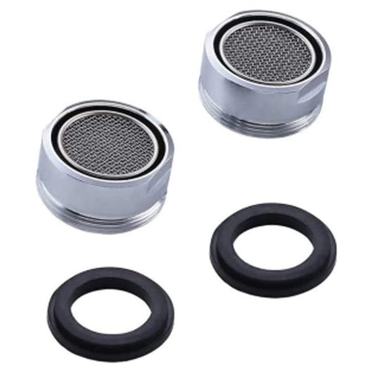 Trade Shop - Set 2pz Aeratore Rubinetti Filtro Rompigetto Lavandino Bagno Cucina M24 In Ottone 87994         