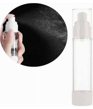 Set 2pz Bottiglia Da Viaggio Vuota Flacone Per Pompa Airless A Spray 50 Ml 79405         