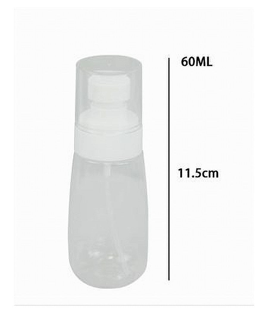 Set 2pz Bottiglia Spray Da Viaggio Vuota Boccetta Trasparente Profumo 60ml 79399         
