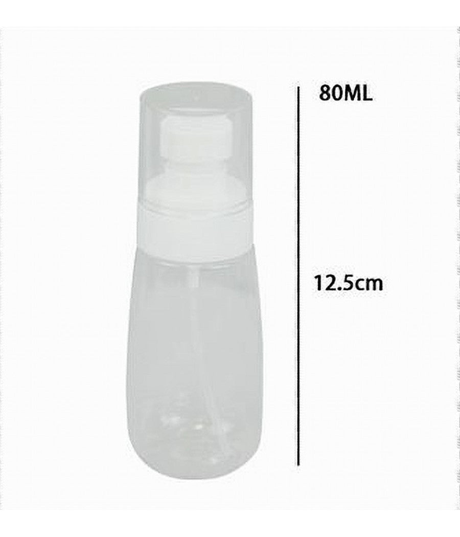 Set 2pz Bottiglia Spray Da Viaggio Vuota Boccetta Trasparente Profumo 80ml 79400         