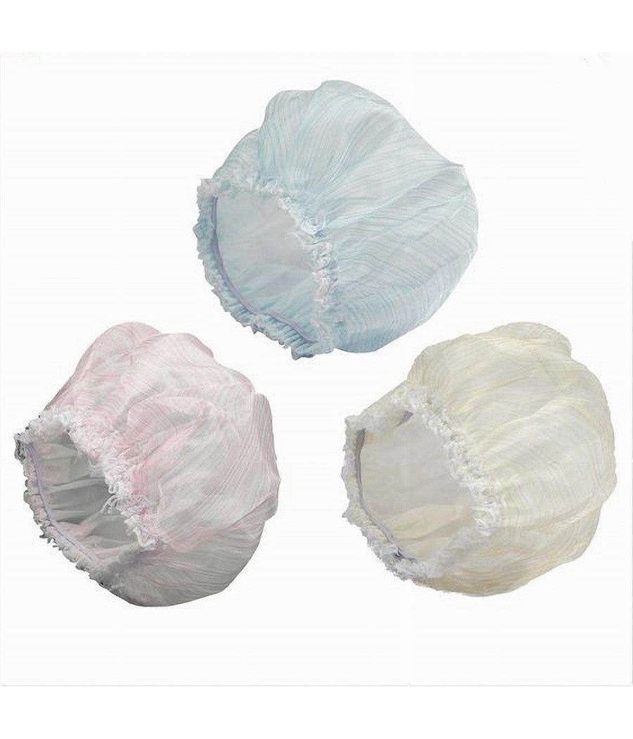 Set 2pz Cuffie Cuffia Per Doccia Bagno Elastico Protegge Capelli Colorati 59707         