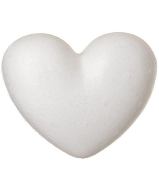 Set 2pz Cuori Polistirolo 10 Cm Apribile Decoupage Decorare San Valentino 198924         