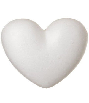 Set 2pz Cuori Polistirolo 10 Cm Apribile Decoupage Decorare San Valentino 198924         