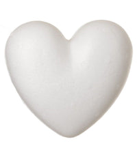 Set 2pz Cuori Polistirolo 10 Cm Apribile Decoupage Decorare San Valentino 198924         