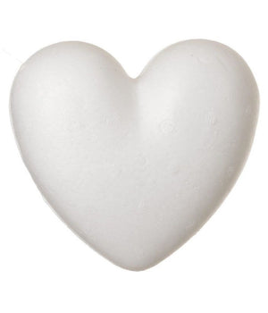 Set 2pz Cuori Polistirolo 10 Cm Apribile Decoupage Decorare San Valentino 198924         