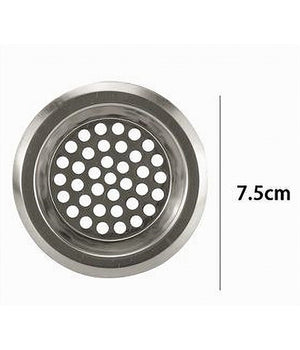 Set 2pz Filtro Per Protezione Scarico Lavello Da Cucina Bagno Doccia 7.5cm 10398         