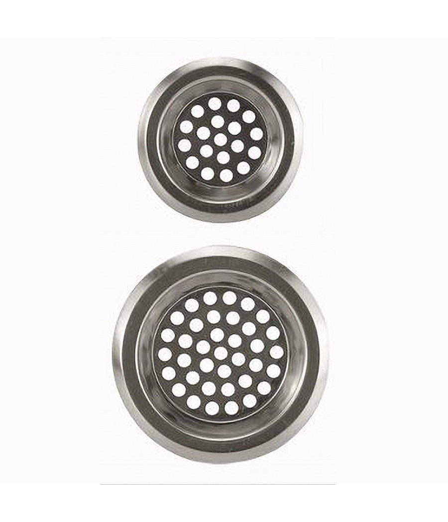 Set 2pz Filtro Protezione Scarico Lavello Cucina Bagno Doccia Da 6cm 7.5cm 10399         