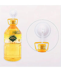 Set 2pz Ganci Appendini Parete A Ventosa Cucina Bagno Attaccapanni Bianchi 59673         