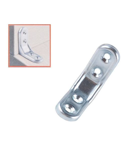 Set 2pz Lastrina Ad Angolo 30x30mm Sostegno Staffa Angolare Con Viti Mobili 91211         