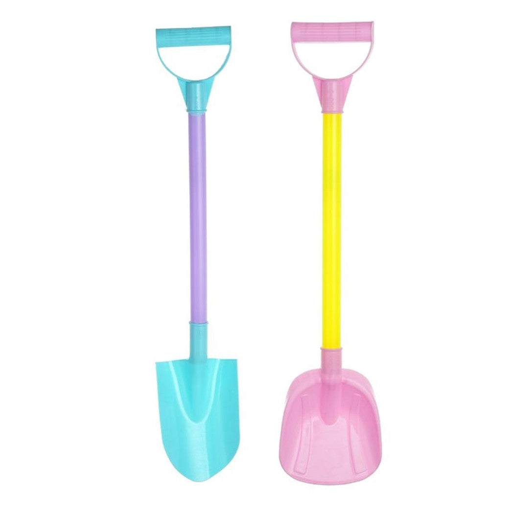 Trade Shop - Set 2pz Pala Palette Vanga Giocattolo Mare Per Gioco Bambini 62cm Colorate 618564 -