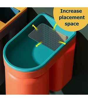 Set 2pz Portaspazzolino Salvaspazio Dispenser Dentifricio Da Parete Multifunzione         