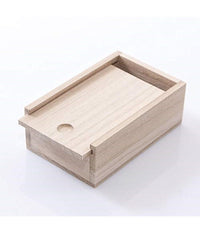 Set 2pz Scatole Baule Legno Portagioie Rettangolare 17x7.5x5cm Cofanetto Minuterie         