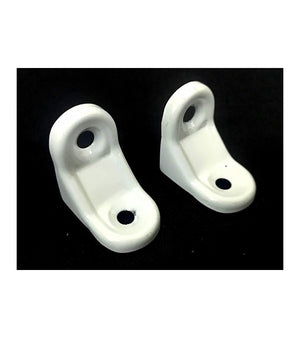 Set 2pz Supporto Triangolo 30x30mm Reggi Mensola Casa Triangolare Metallo Fai Da Te         