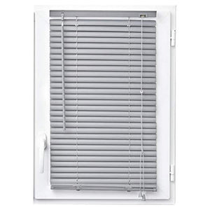 Trade Shop - Set 2pz Tenda Veneziana 60x140cm In Pvc Con Asta Casa Parasole In 2 Colori 011682 -        