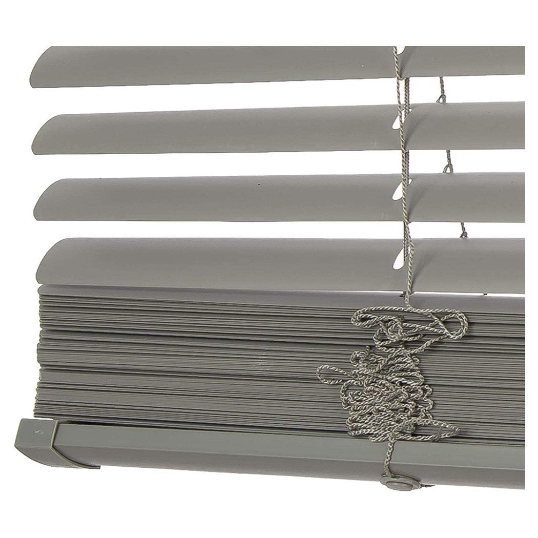 Trade Shop - Set 2pz Tenda Veneziana 60x140cm In Pvc Con Asta Casa Parasole In 2 Colori 011682 -        