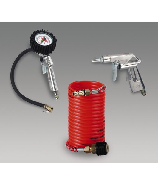 Set 3 Accessori Per Compressore Aria Compressa Einhell Professionale Da Lavoro         