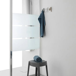 Set 3 appendini da muro bianco grigio e tortora fissaggio con viti o adesivo  Bruce