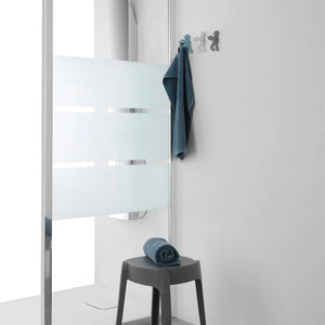 Set 3 appendini da muro bianco grigio e turchese fissaggio con viti o adesivo  Bruce