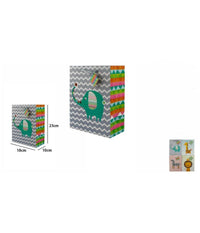 Set 3 Buste Borsa Da Regalo Sacchetti Con Animali 18x23x10 Cm 65903 Modelli Vari         