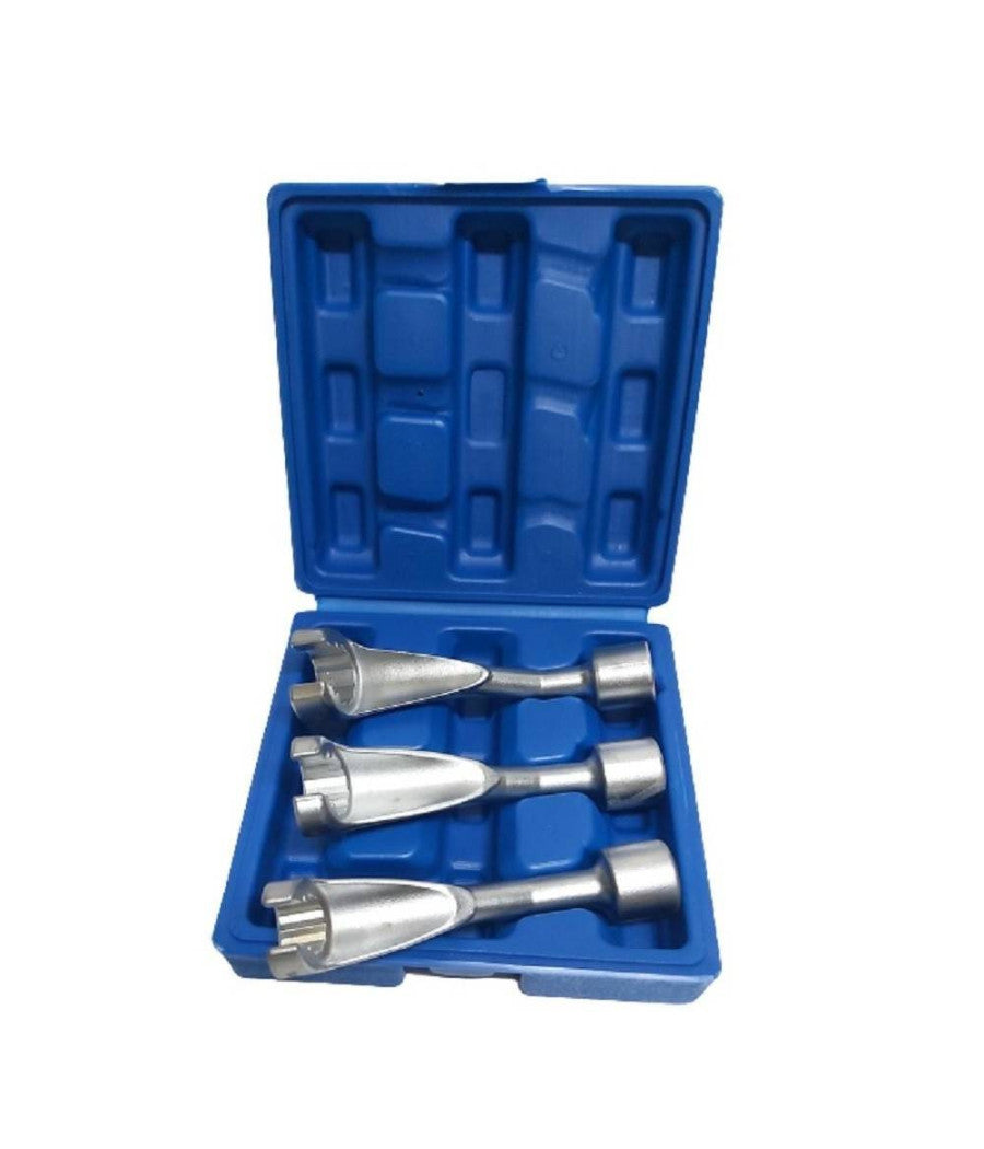 Set 3 Chiavi Aperte Per Raccordi Carburatori Iniettori 1/2" 14 17 19mm Fs-15663         