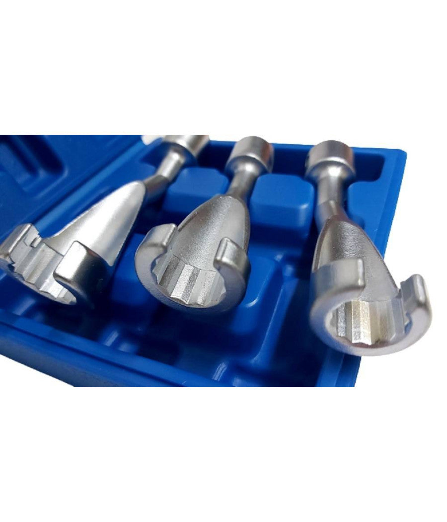 Set 3 Chiavi Aperte Per Raccordi Carburatori Iniettori 1/2" 14 17 19mm Fs-15663         