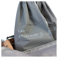 Trade Shop - Set 3 Organizer Viaggio Casa Borsa Impermeabile Organizzatore Valigia Grigio 30x40cm 87709         