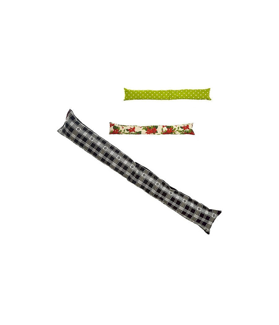 Set 3 Paraspifferi Per Porte E Finestre Colorati Da 130 Cm Parafreddo Antivento         