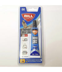 Set 3 Pezzi Colla C.86 Adesivo 20ml Liquido Sigillante Pelle Gomma Trasparente         