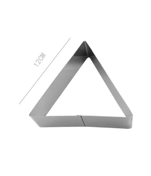 Set 3 Pezzi Forme Stampi Stampo Per Dolci Torte Biscotti Triangolari 12 Cm 98925         
