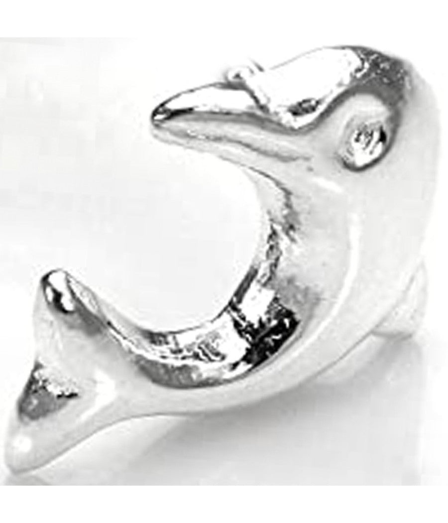 Set 3 Pezzi Piercing Orecchini Naso 6 Mm A Forma Di Delfino Argento 925 Sterling         